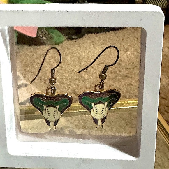 ARIZONA DIAMONDBACKS BASEBALL FAN EARRING! - Picture 1 of 7